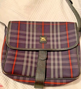 vintage burberry shoulder bag