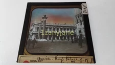 NAQ Glass Magic Lantern Slide Photo VENICE KING'S PALACE 8-17