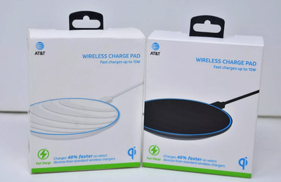 AT&T Fast Charge 3.0 15W Wireless Charging Pad Different Colors