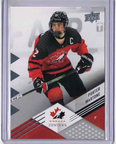 PORTER MARTONE 2024 24 Upper Deck Team Canada Juniors Pre-Rookie Card #20