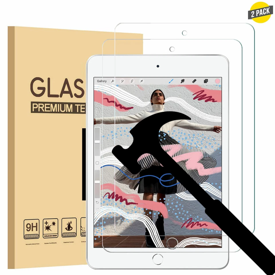 2PCS Tempered Glass Screen Protector for iPad/Amazon Fire/Samsung/ Lenovo Tablet - Image 4 of 4