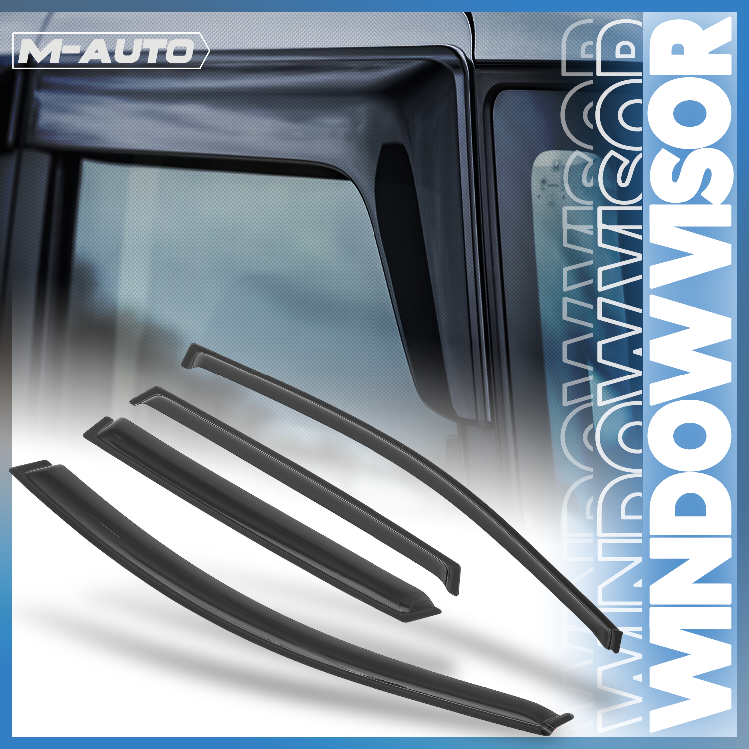 Smoke Window Visor Shade Vent Wind Rain Deflector Guard for 03-08 Toyota Matrix