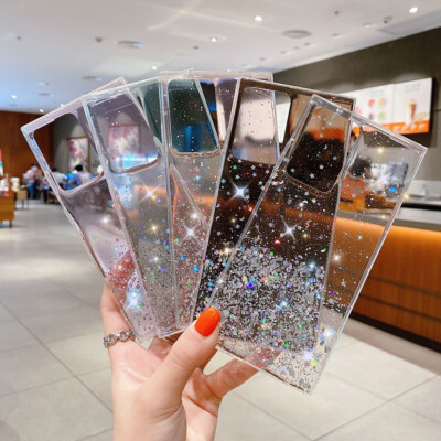 Handy Hülle für Samsung S25 S24 Ultra S23 FE A34 A16 A54 Glitzer Schutz Cover