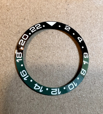 ROLEX GMT MASTER REF.126720 VTNR SPRITE EINSATZ RING SCHWARZ KERAMIK AFTERMARKET