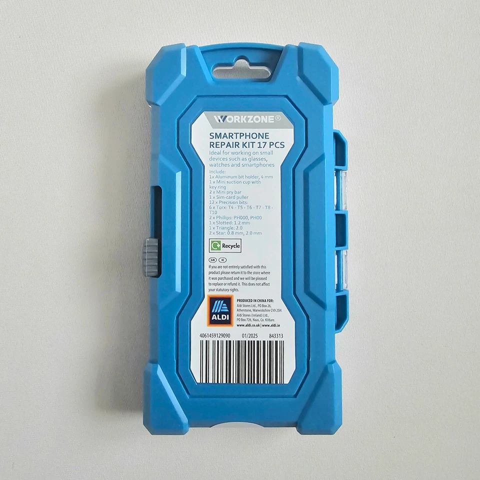 Smartphone Repair Kit 17 Pieces Laptop Precision Tool Kit Storage Case DIY Fix - Image 2 of 4