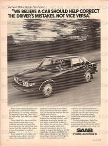 1976 Saab  Vintage Magazine Ad Saab