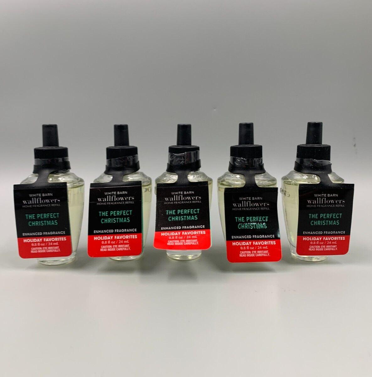 Bath & Body Works The Perfect Christmas Wallflower Fragrance Bulbs S/5 #9060C-image