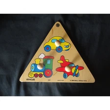 Vintage Small World Toys Peg Puzzle 