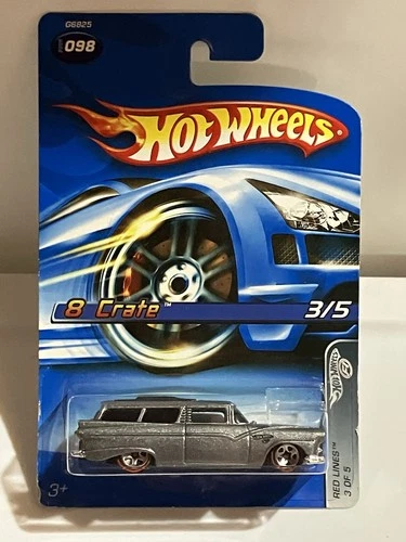HOT WHEELS: 8 CRATE RED LINES 3/5 2002 MATTEL