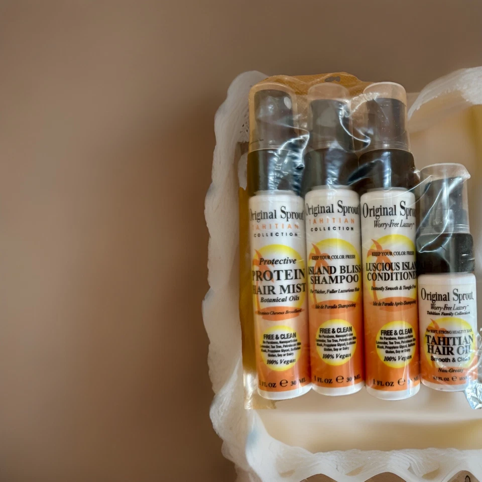 Natural Hair Care Sample Set | Original Sprout, Evolvh, Soapbox, Auromère Minis - Image 3 of 4