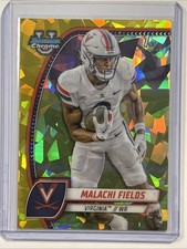 2024 Bowman University Chrome Sapphire Edition Malachi Fields Gold Refractor /75