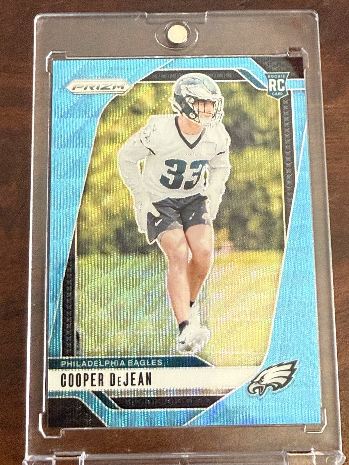 Cooper DeJean 2024 Panini Prizm #321 Blue Wave Rookie RC /230