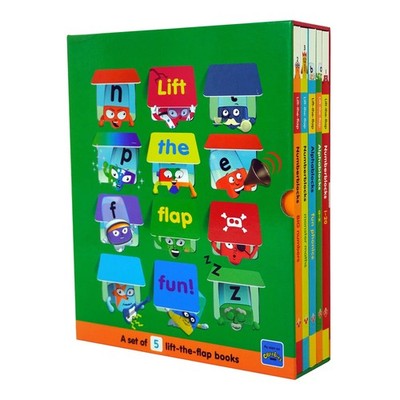NUMBERBLOCKS AND ALPHABLOCKS LIFT-THE-FLAP 5-BOOK BOX SET (NUMBERBLOCKS 1-20,...