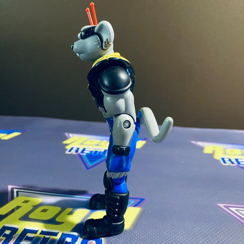Vintage 1993 Galoob Biker Mice from Mars Touchdown Modo Action Figure 6" - Image 2 of 4