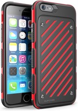 Supcase Unicorn iPhone 6 / 6s Case Slim Flexible Protective Case 4.7'' Red/Black