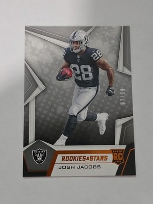 2019 Panini Rookies & Stars Rookies Orange /99 Josh Jacobs #117 Raiders