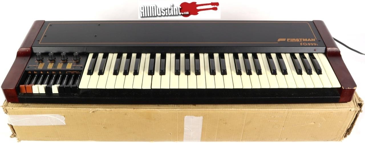 Multivox Firstman FO-999 Drawbar Organ Keyboard w/ Original Box