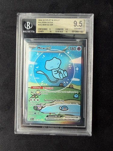 Bubble Mew EX 232/091 Sv: Paldean Fates BGS 9.5 Gem Mint