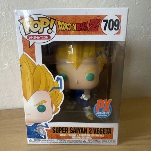 Funko Pop Animation Dragonball Z 709 Super Saiyan 2 Vegeta PX with Protector