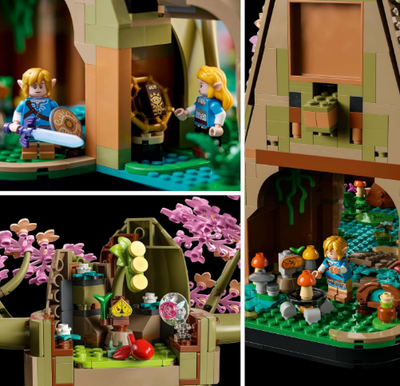 LEGO 77092 Legend Of Zelda Great Deku Tree House 2-in-1 Limited
