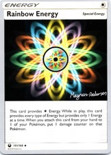 Pokemon tcg #066/066 Rainbow Energy Near Mint or Better SM6b: Champion Road