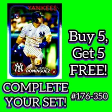 2024 Topps Series 1 U-Pick Singles! YOU COMPLETE YOUR BASE SET!  .99 FLATE RATE