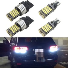 4pcs Super Bright White Led Backup Light Bulbs For 2011-2021 Jeep Grand Cherokee 4pcs Super Bright White Led Backup Light Bulbs For 2011-2021 Jeep Grand Cherokee