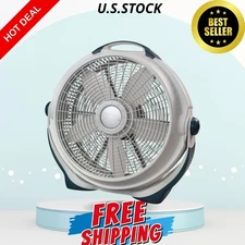 Wind Machine , Air Circulator with 3 Speeds, 20" Model 3300, Gray
