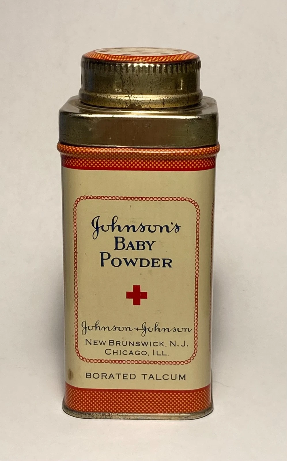 Vintage Johnson’s Baby Powder Tin 4 1/ 8oz Johnson & Johnson Metal Can Shaker
Opens in a new window