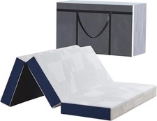 Colchón Plegable, 15cm Doble con Almohada…