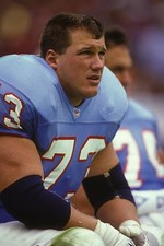 David Williams Hosuton Oilers during a NFL football game v the Was- Old Photo 1