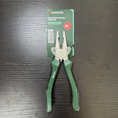 Parkside Kombizange 180 mm Soft Grip Vinylgriffe mit Rutschschutz 