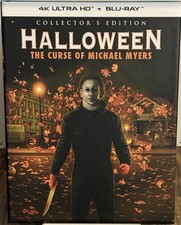 Halloween 6: The Curse of Michael Myers 4K /Blu Ray 1995 With OOP Hard Case