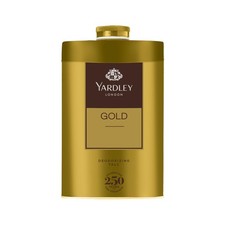 Yardley London Gold Deodorizing Talc Fresh Woody Scent Masculine Fragrance