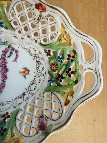 Reticulated Bavaria Basket Marie Antoinette Monogram Pattern By Carl Schumann - Bild 5 von 10