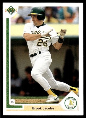 Brook Jacoby 1991 Upper Deck Final Edition #78F Athletics MLB READ FREE SHIPPING