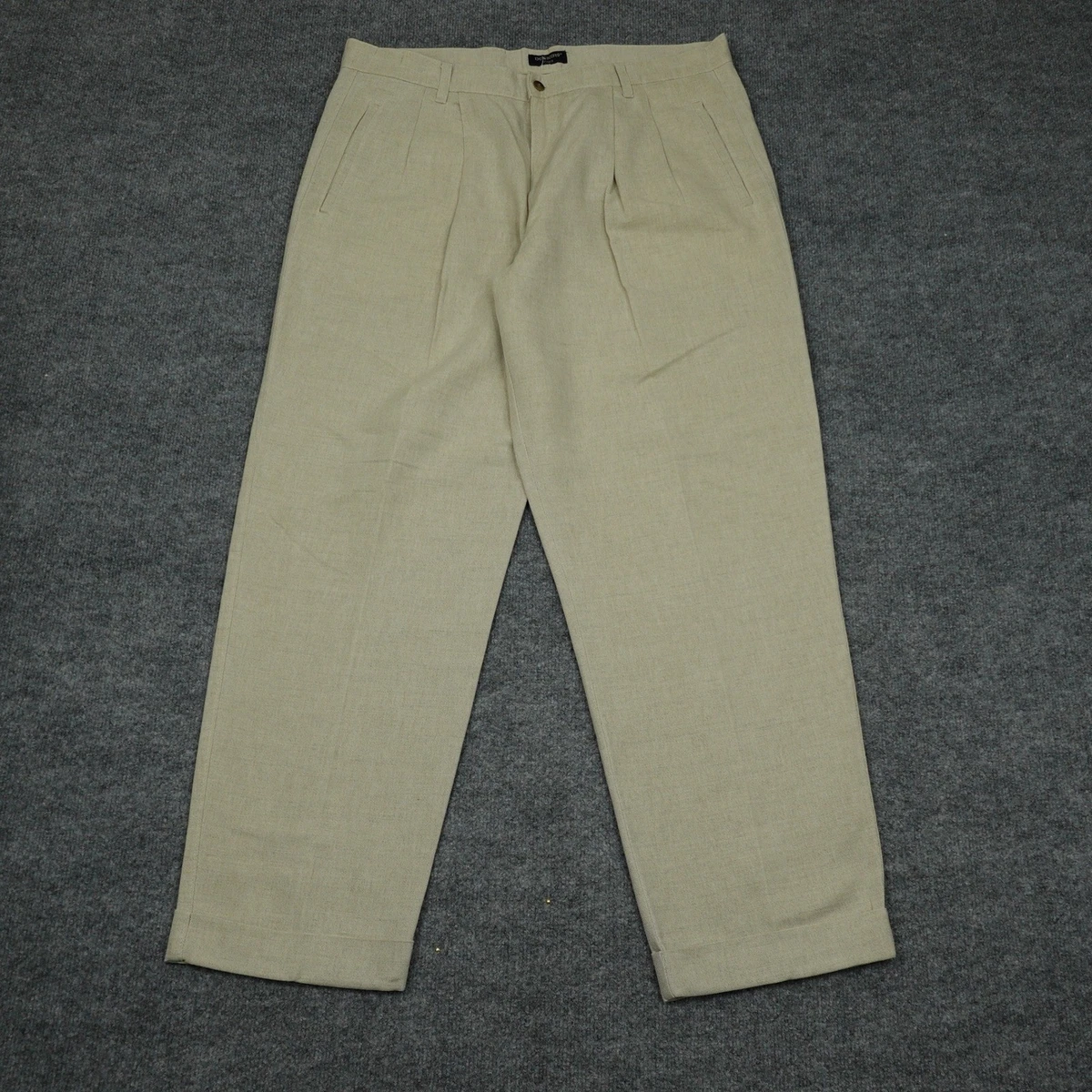 DOCKERS Pleated Linen Pants for Men for sale | eBay