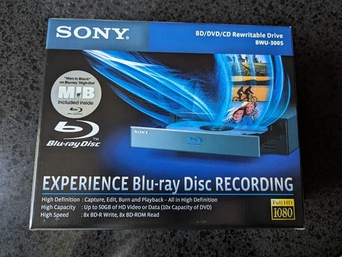 SONY BWU-300S Internal Blu-Ray Writer New 8x blue ray, Sata Interface