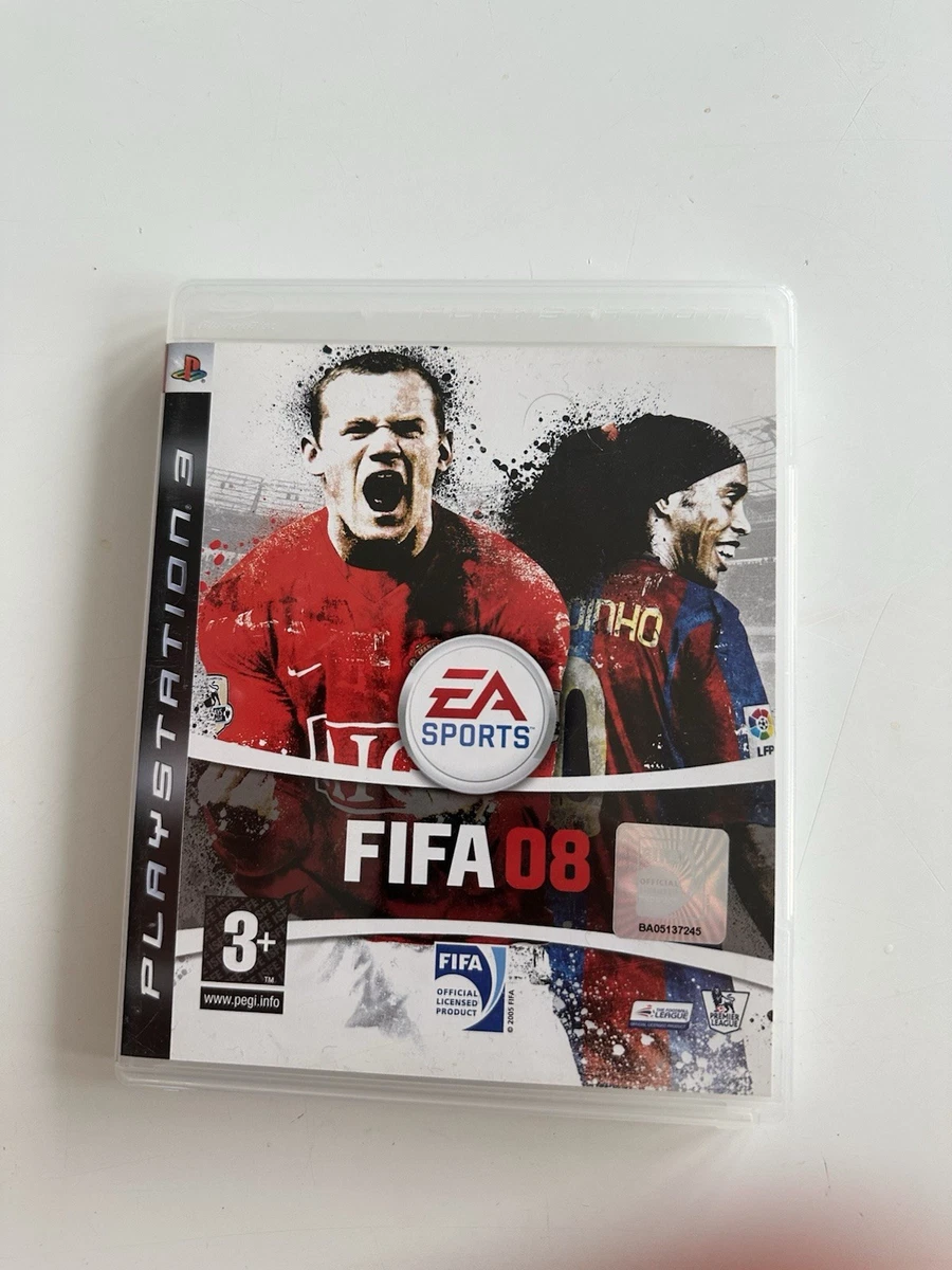 FIFA 08 PS3 édition FR PAL Complet - Jeu Football 2007, Manuel Inclus, état Correct