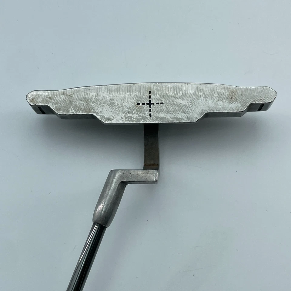 Классическая винтажная клюшка для гольфа паттер SPALDING с центральной линией 35 дюймов со стальным лезвием - Изображение 2 из 4