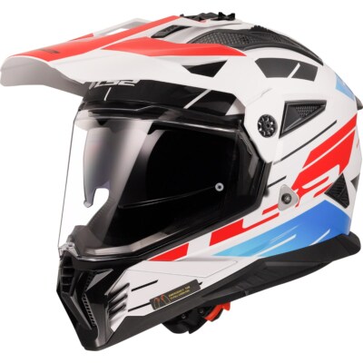 Adventurehelm LS2 MX702 Pioneer 2 Namib Motorradhelm Sonnenblende Gr. L - Weiß B