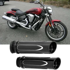 1'' Handlebar Hand Grips for Yamaha Road Star Warrior Midnight XV1600 XV1700