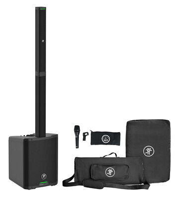 Mackie SRM-Flex 1300w Line Array DJ Speaker PA System w/Sub+Bag+AKG Microphone