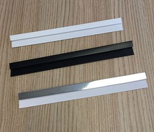 Black, Silver, White 5mm End Cap Trim 2.6m Plastic Wall Panels Shower Cladding