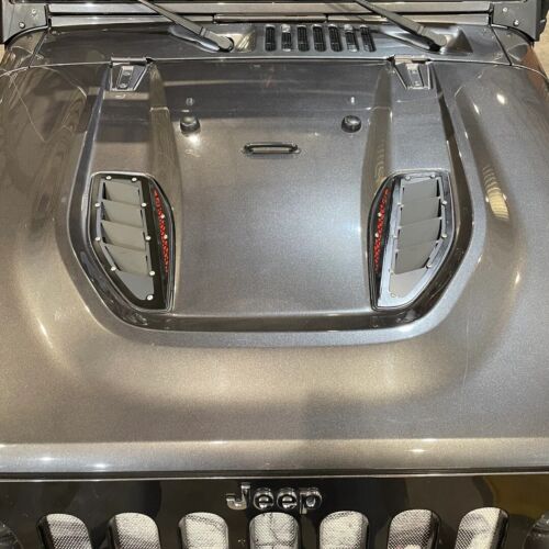Motobilt Hood Vent Kit for 10th Anniversary Jeep JK Rubicon - Picture 4 of 8