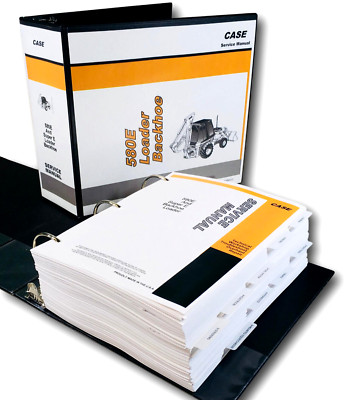 Case 580E 580Se 580 Super E Loader Backhoe Service Repair Manual Shop Book
