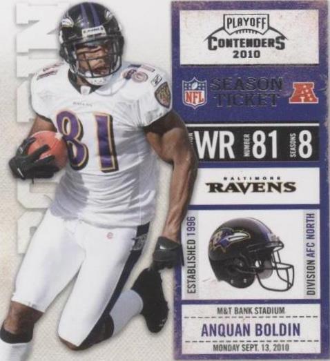 2010 Playoff Contenders Anquan Boldin #007 - 1 of 2