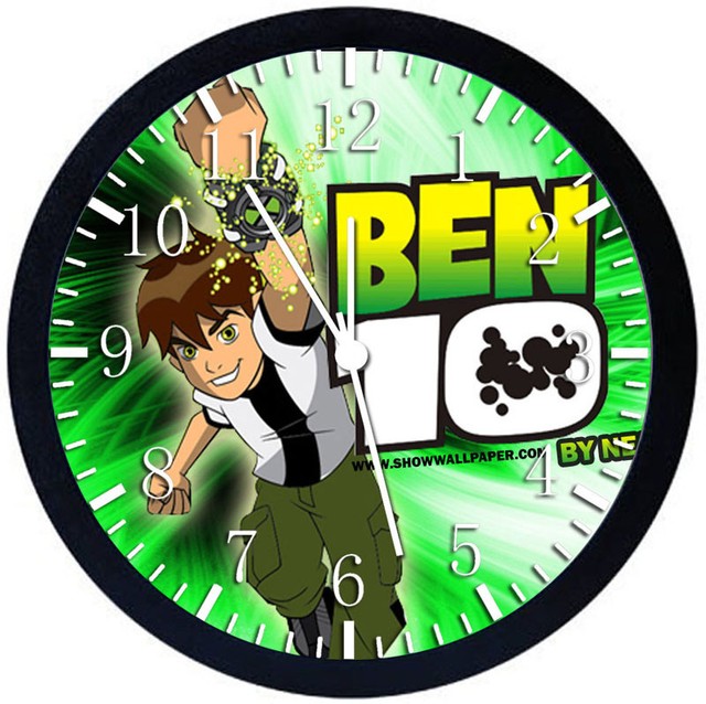 Ben 10 Black Frame Wall Clock Nice For Decor or Gifts W392 eBay