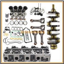 Kit de reconstrucción de motor 4JG1 4JG1T - bomba de aceite / bomba de agua / varilla de conexión para motor Isuzu
