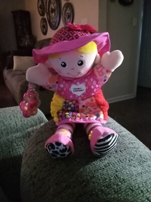 N) Lamaze My Friend Emily Doll Sensory Development Plush Rattle Baby Toy Blonde